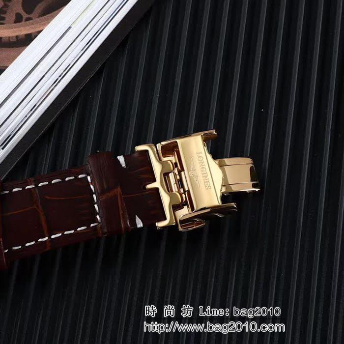 LONGINES浪琴 藍寶石玻璃 防水男士腕表 WSS1881